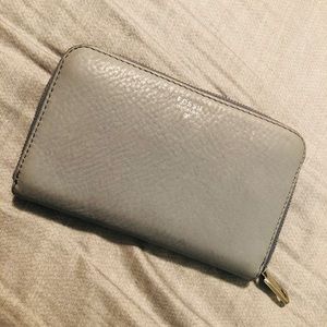 Grey/Turquoise Fossil Wallet